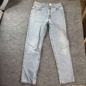 Levis 540 Jeans Mens 34x34 Blue Light Wash Relaxed Tapered Denim Pants Casual